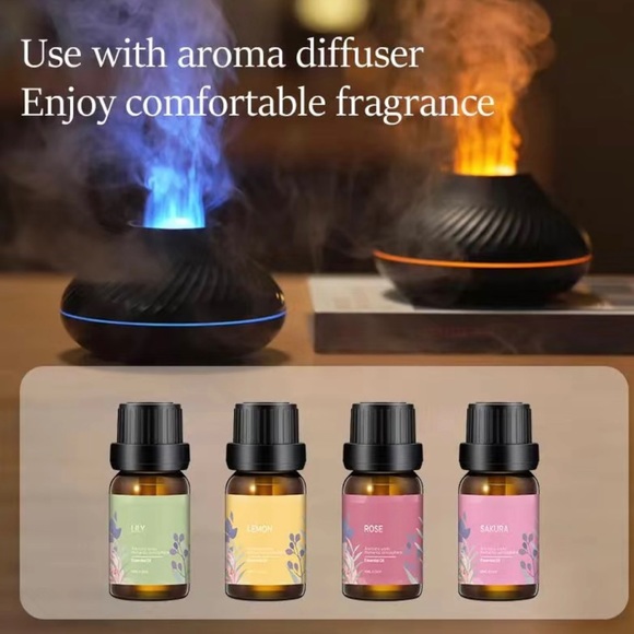 Volcanic Diffuser 130ml USB Portable Air Humidifier + 4 essential oils - Picture 2 of 7